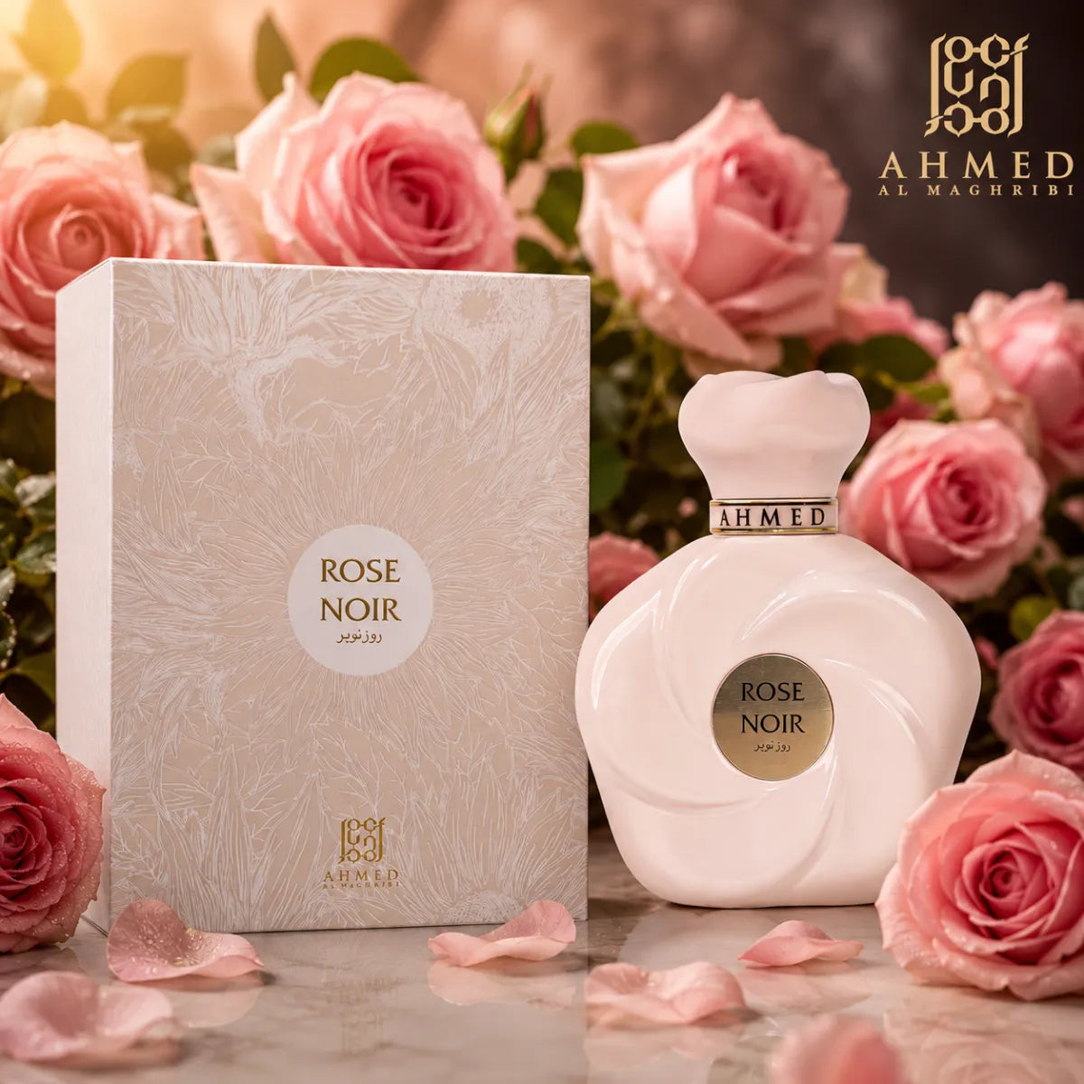 Ahmed Al Maghribi Rose Noir EDP 75ml
